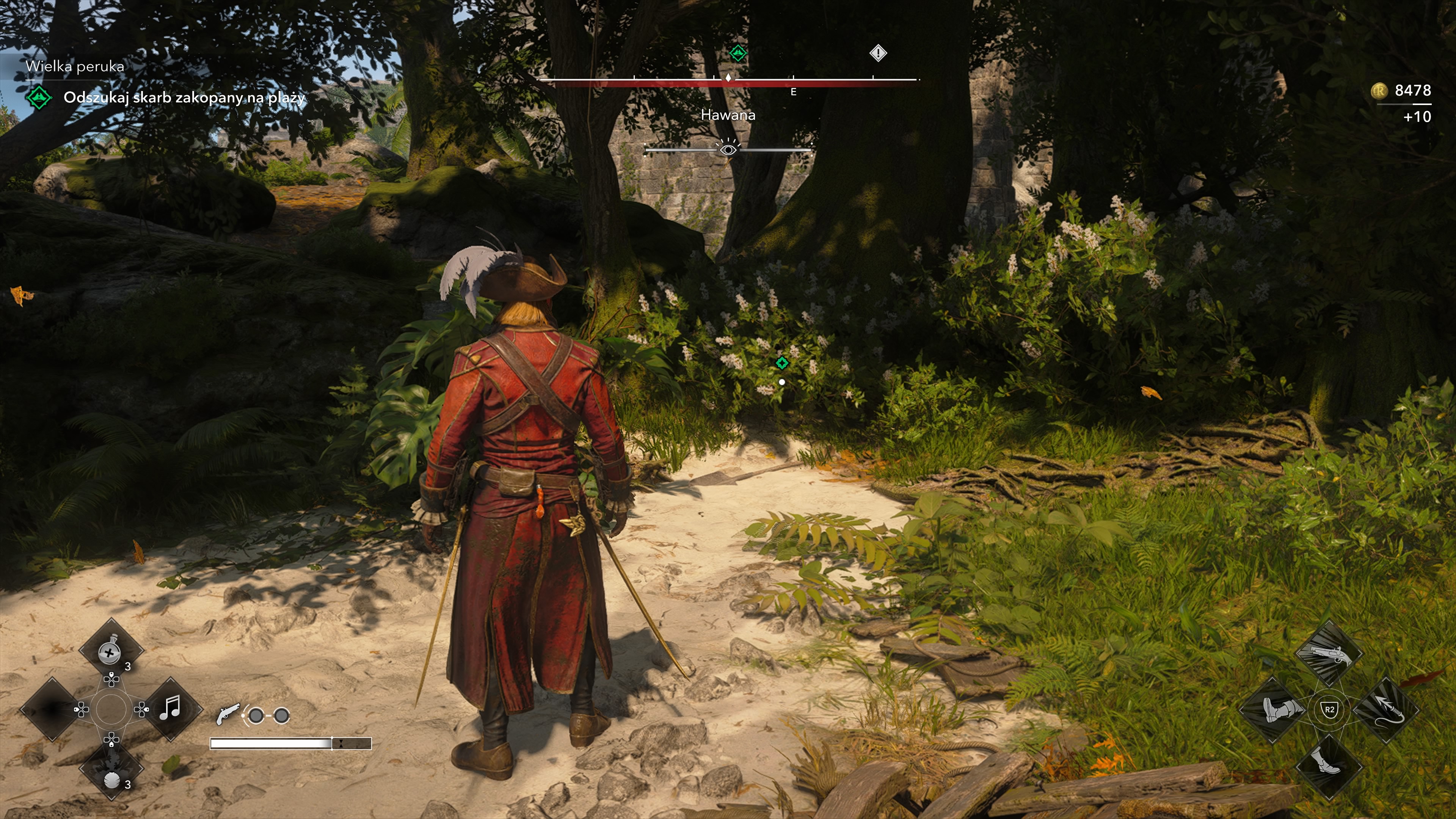 Assassin's Creed Black Flag Resynced - Wielka peruka: domek dziadka, plaża, adwokat, ukryte złoto