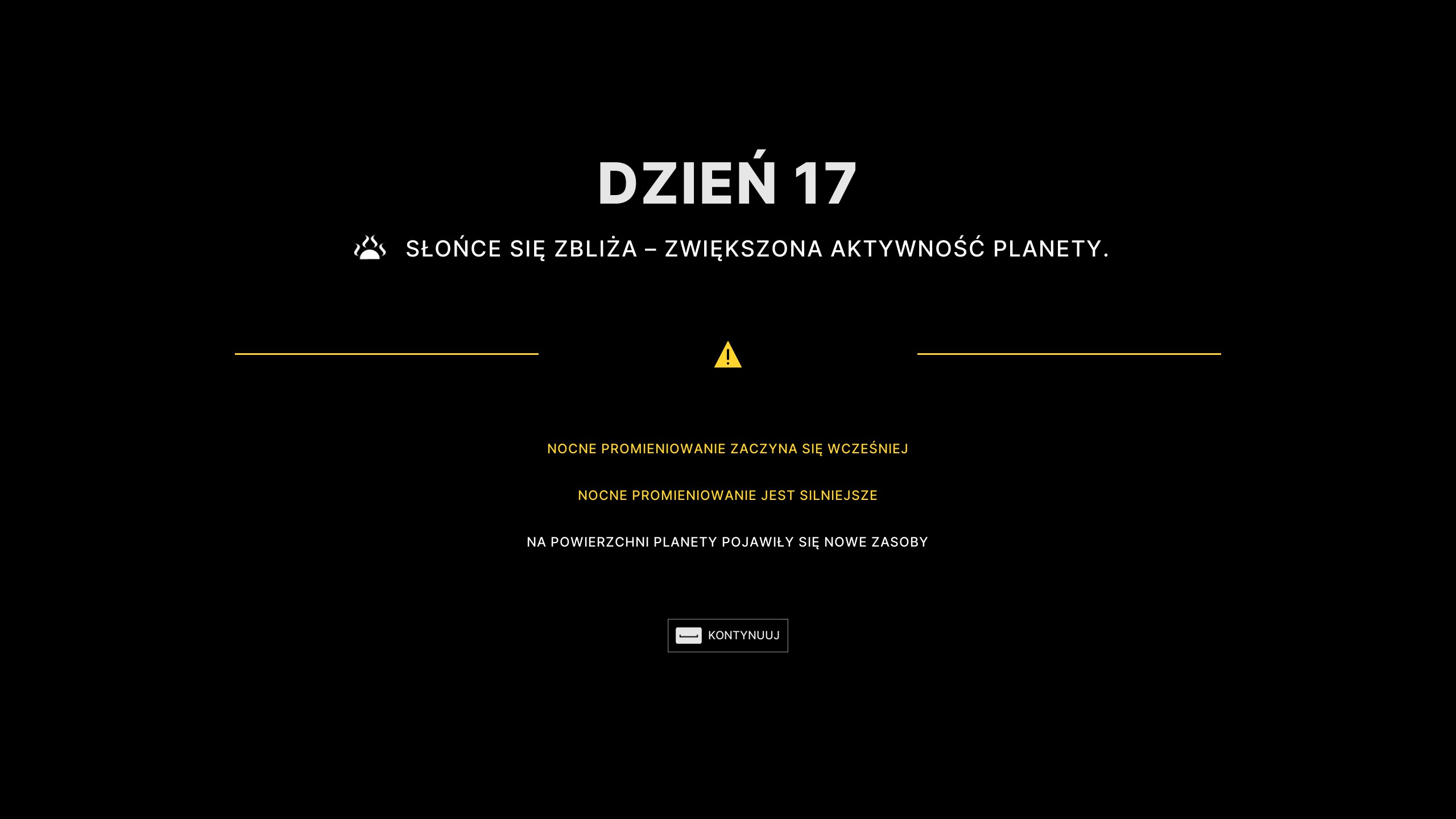 The Alters - Burza magnetyczna: zasoby, przygotowanie filtrów, kryzys, zwiększona aktywność planety