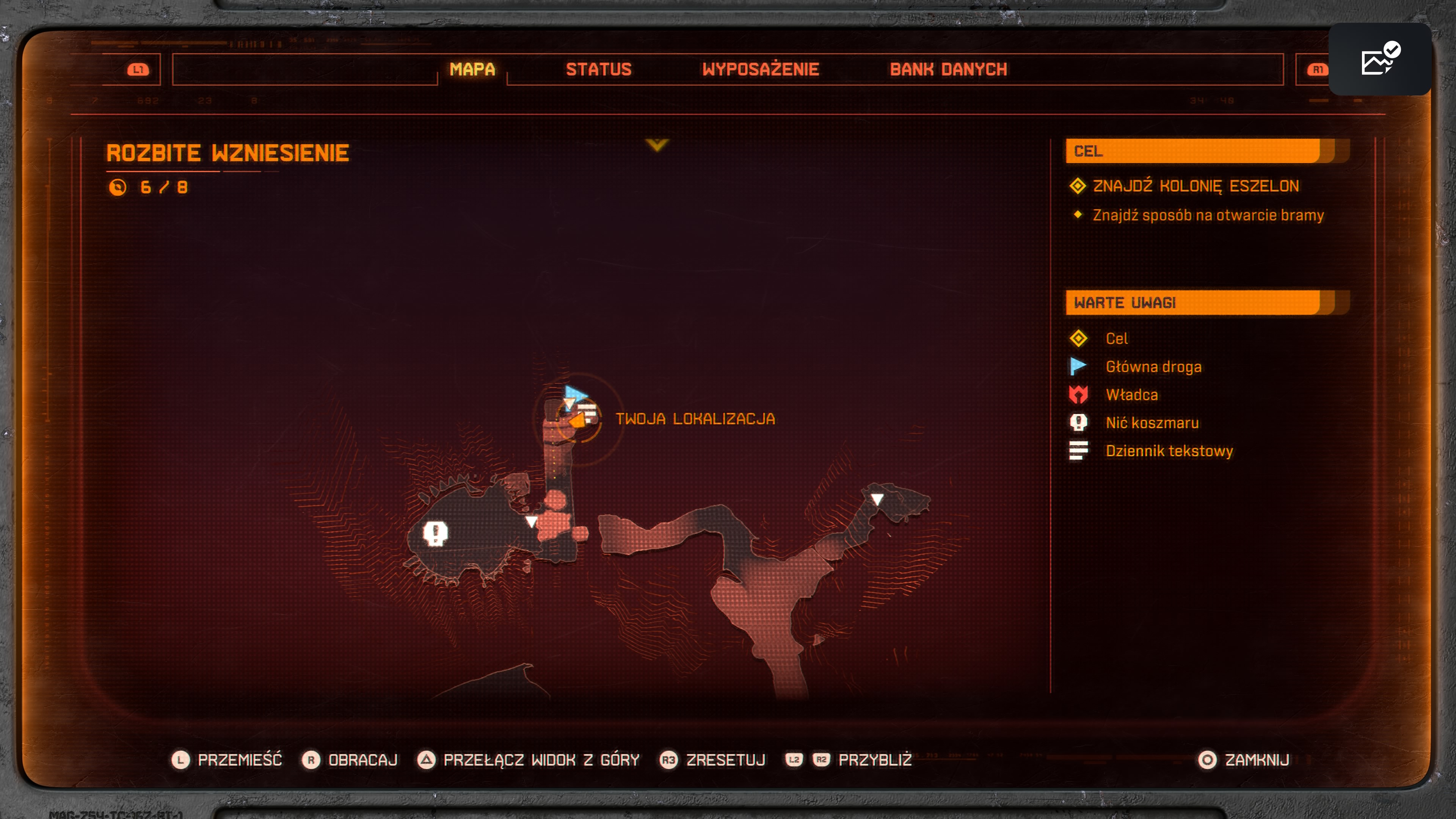 Saros - Rozbite wzniesienie: wszystkie przedmioty do znalezienia, znajdźki, dzienniki