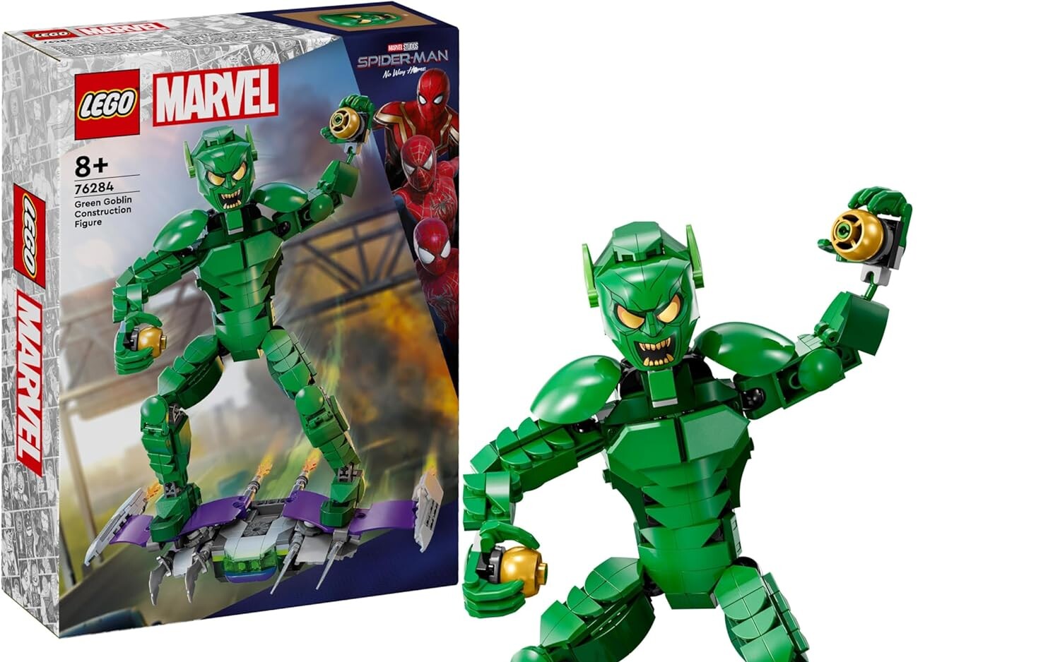 Figurka zielonego goblina z LEGO Marvel za 84,99 zł