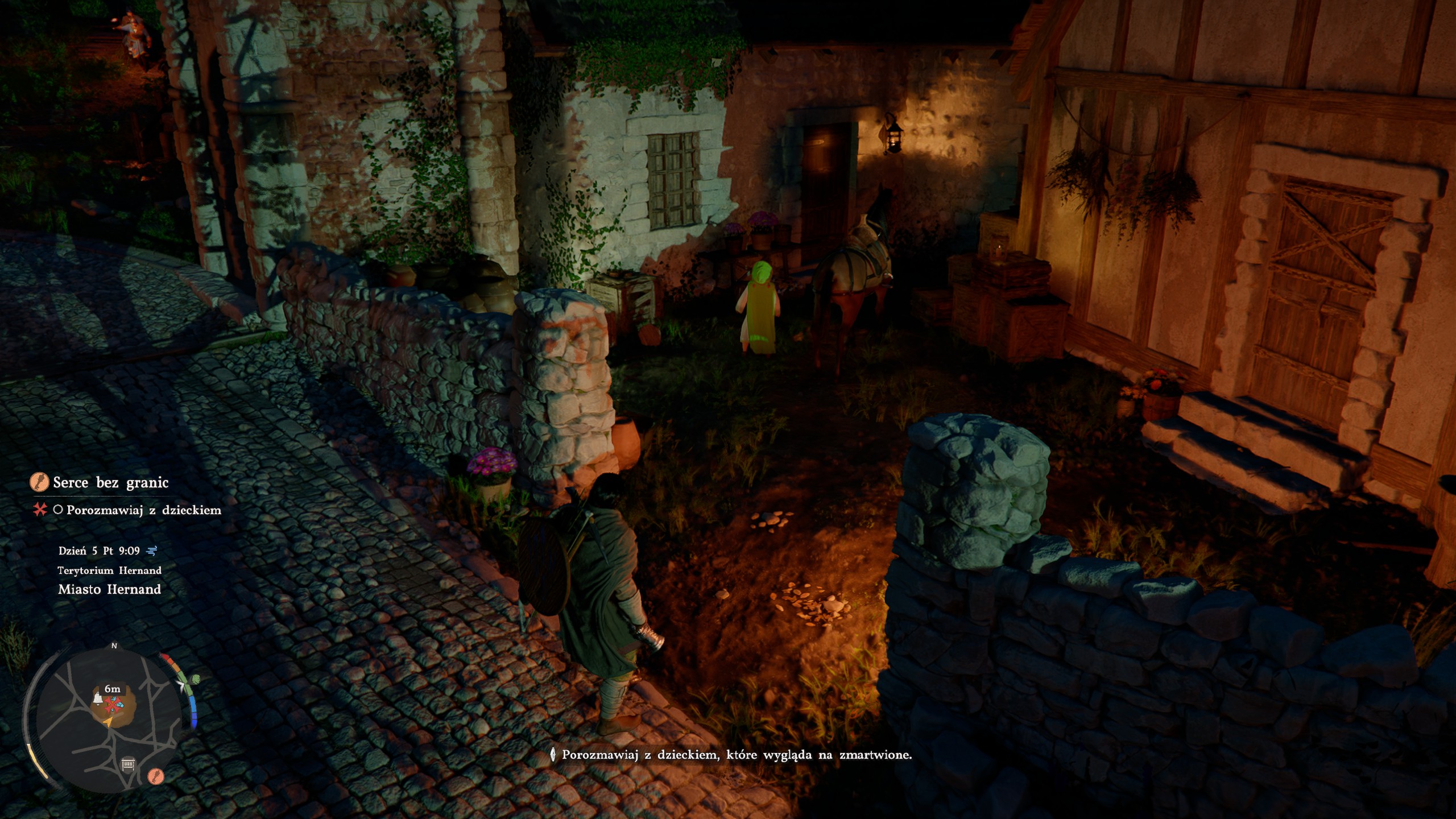 Crimson Desert - Serce bez granic: dziecko, kot, dachy