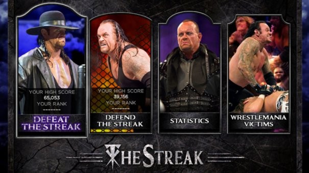 Pobij serię zwycięstw lub broń tytułu niepokonanego Undertakera w WWE 2K14