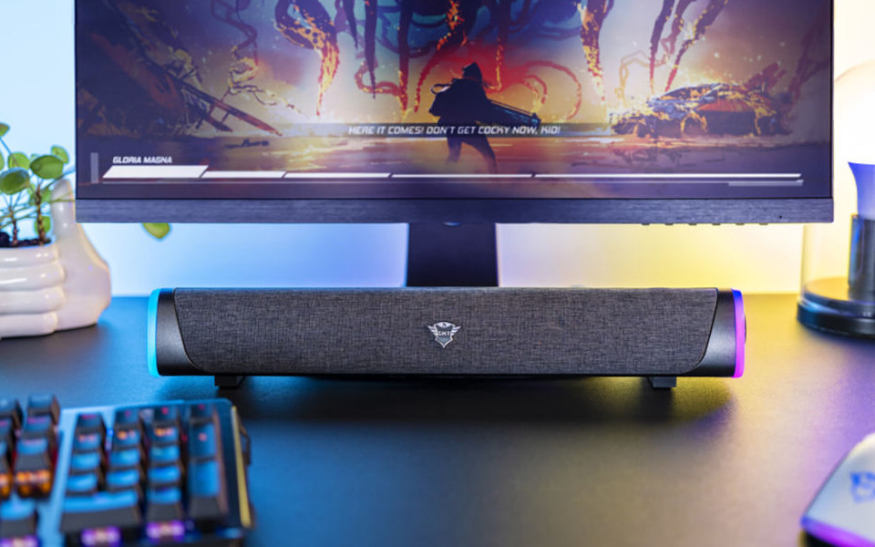 Niezwykle tani i ciekawy soundbar Trust - 12W z podświetleniem za jedyne 49 zł