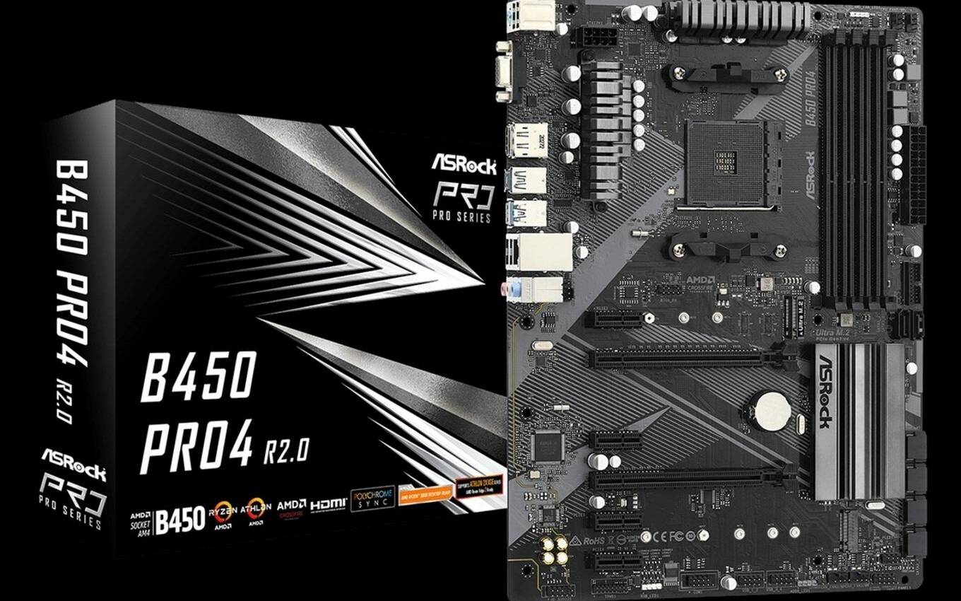 Płyta główna ASROCK B450 Pro4 R2.0