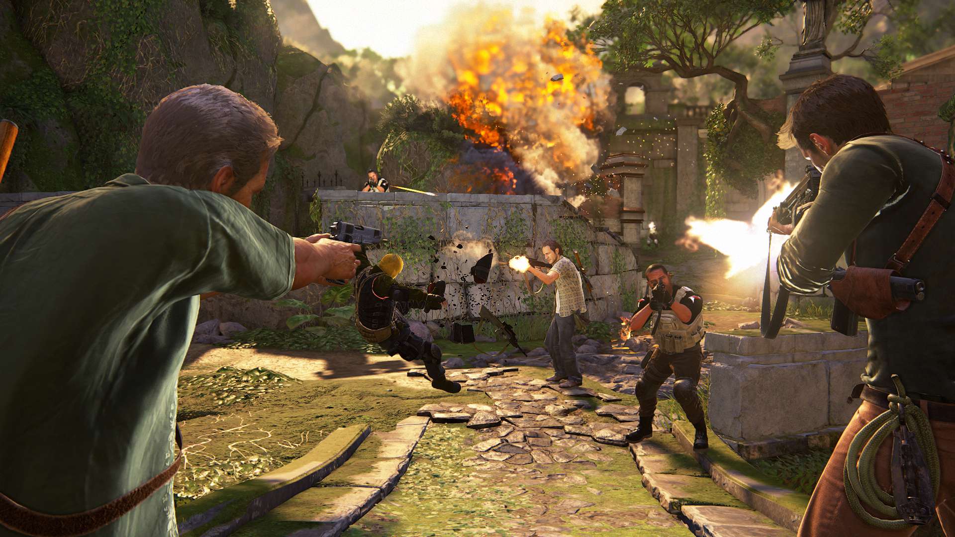 W kooperacyjny dodatek do Uncharted 4 zagramy za darmo i z botami - świeży gameplay z PlayStation Experience