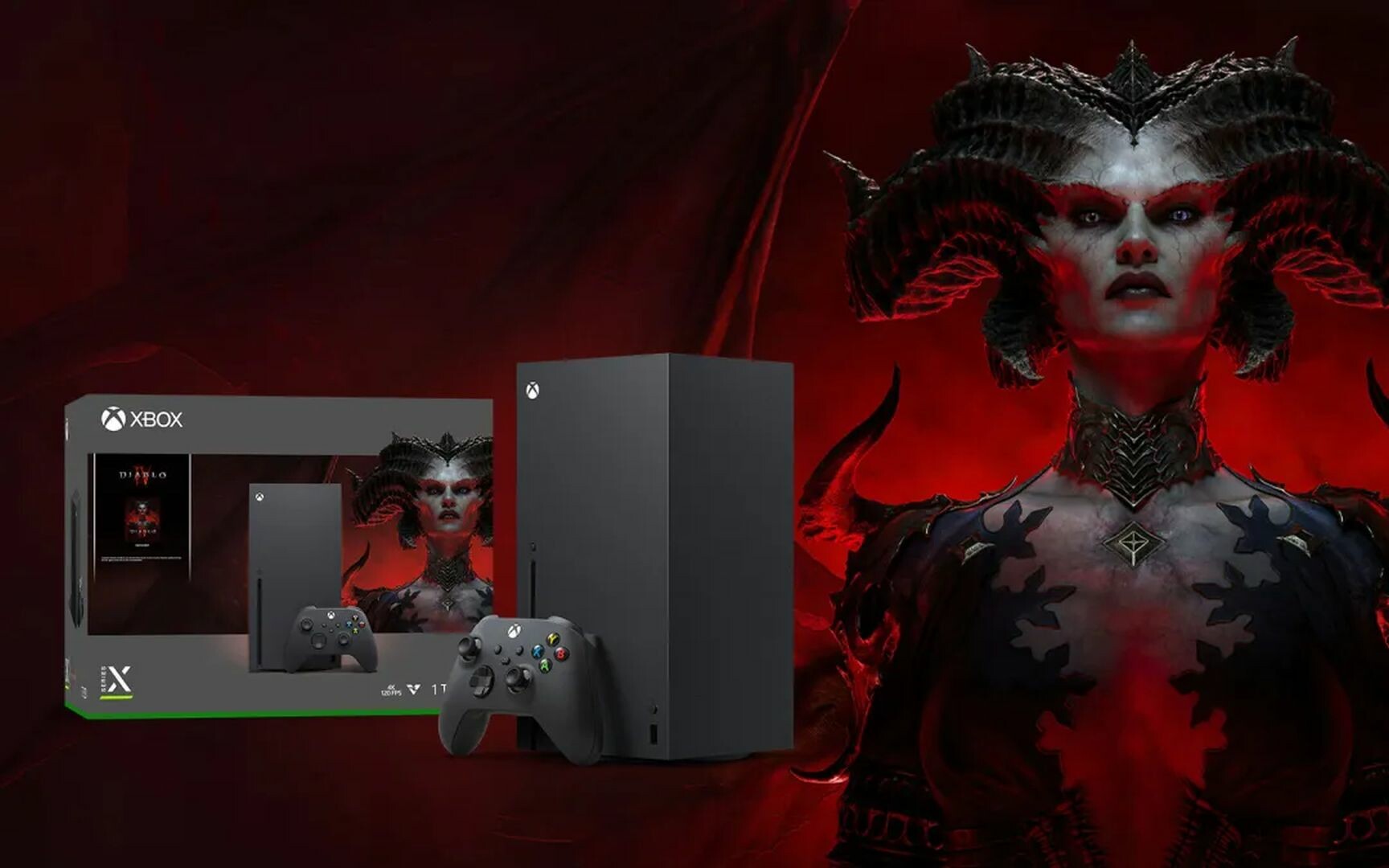 Konsola Xbox Series X z napędem - 1TB - Diablo IV