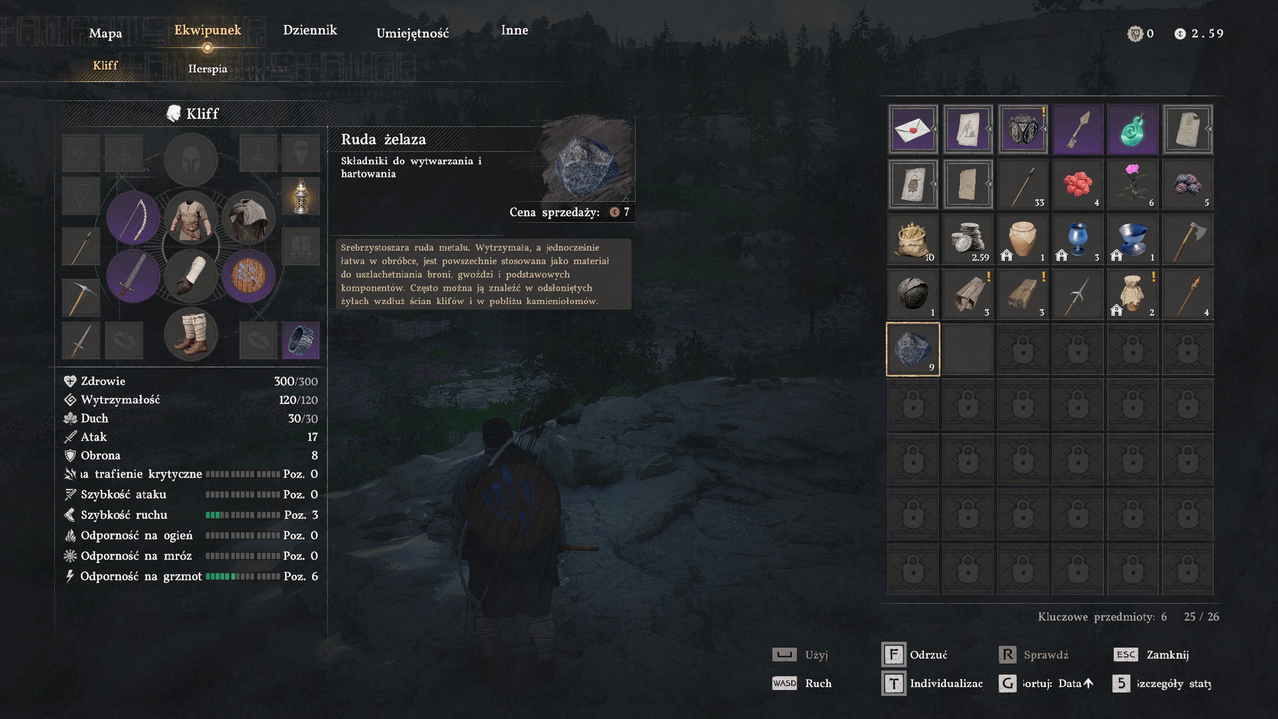 Crimson Desert - Prośba Rhetta: kowal, kilof, miejsce wydobycia, ruda żelaza