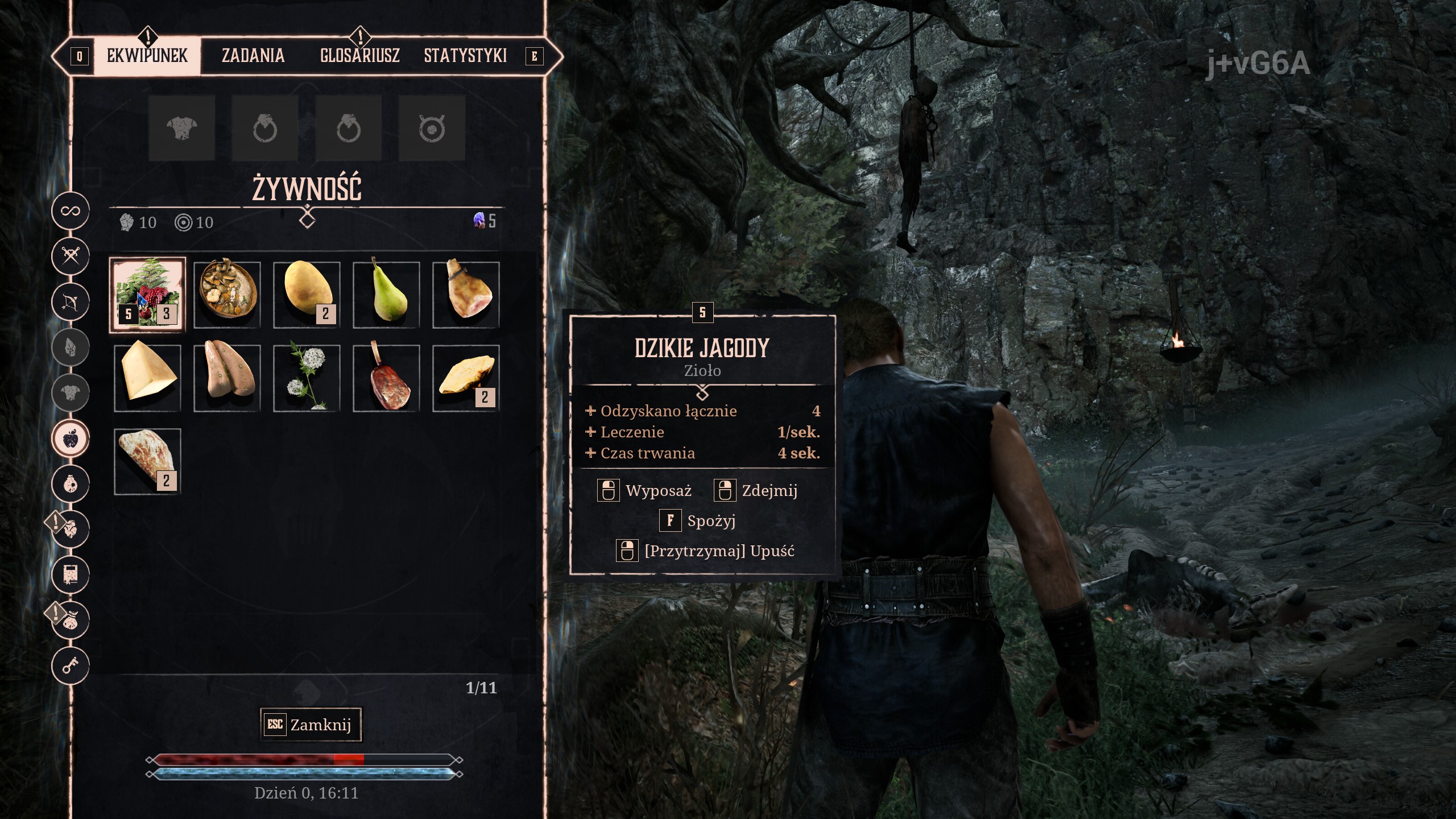 Gothic 1 Remake - Atrybuty: zdrowie, mana, siła, zręczność i wytrzymałość