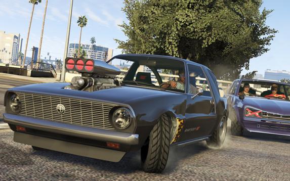 Grand Theft Auto V w zwolnionym tempie na PS4, czyli piękna destrukcja