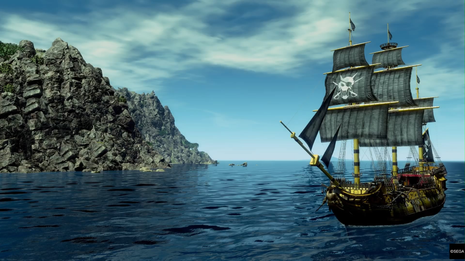 Like a Dragon: Pirate Yakuza in Hawaii - recenzja gry - statek Goromaru po modyfikacjach