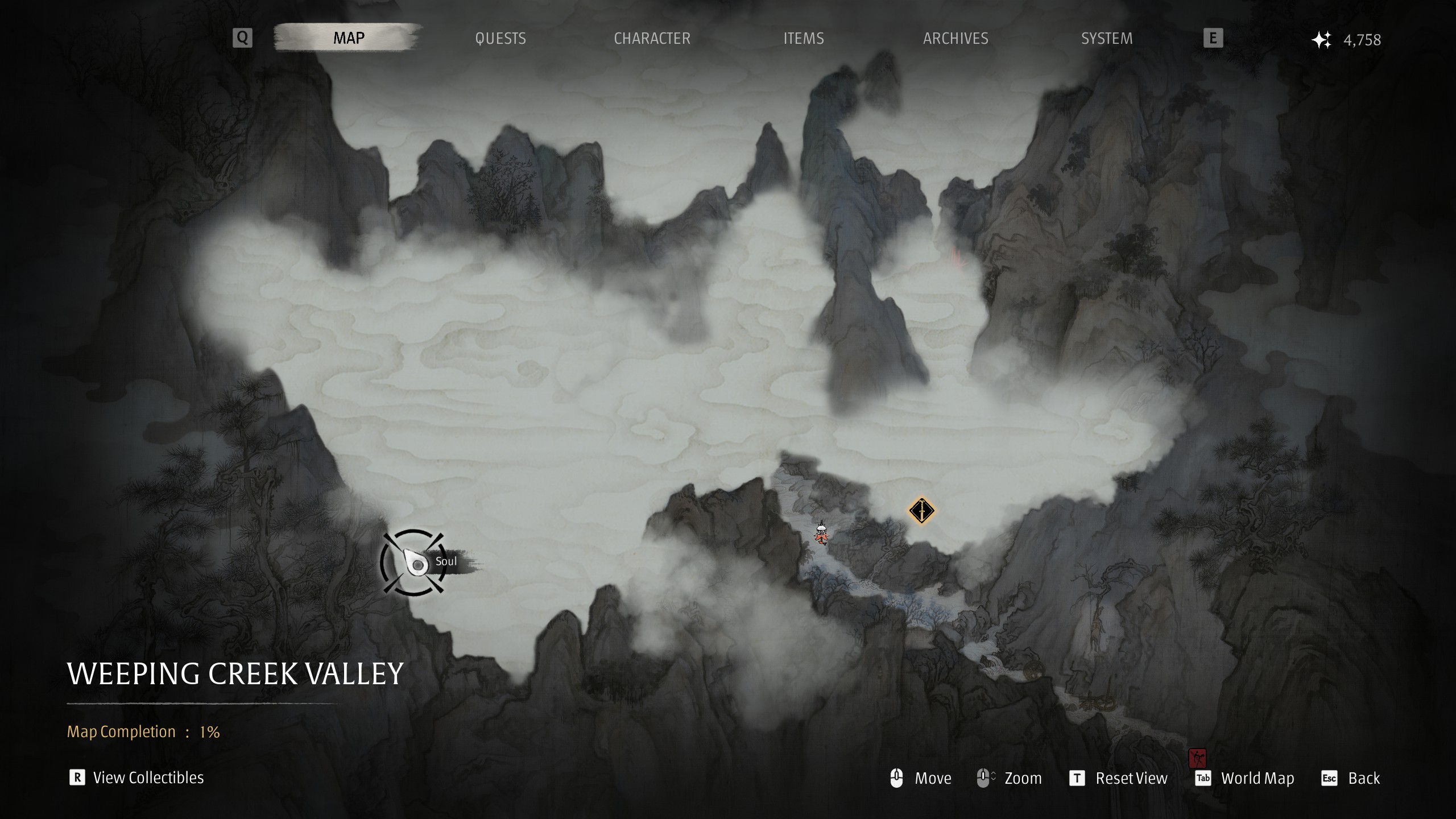 Phantom Blade Zero - Wszystkie archives, collectibles i przedmioty kolekcjonerskie w Weeping Creek Valley