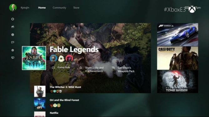 Xbox One otrzyma nowy Dashboard - mamy pierwsze screeny