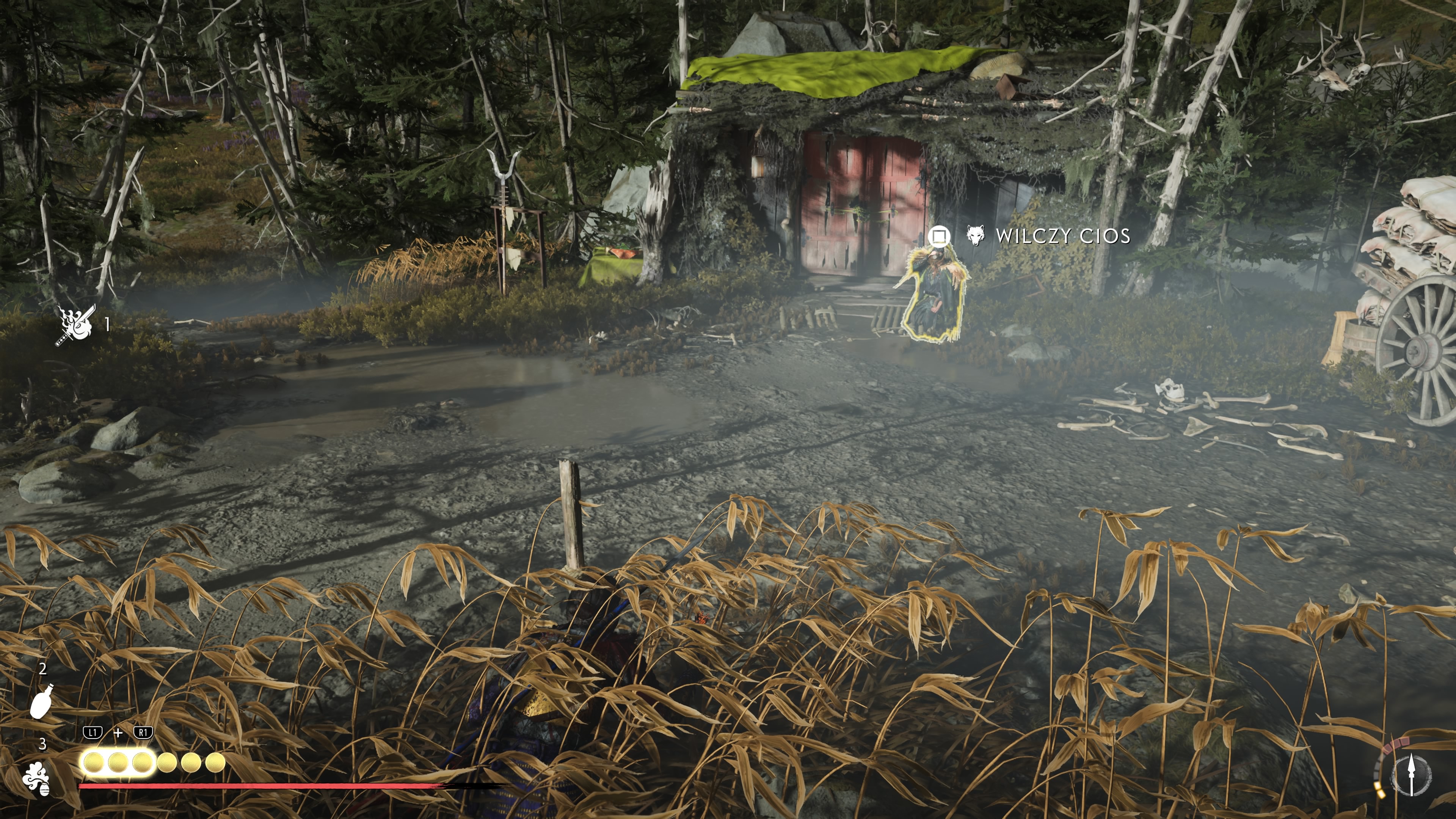 Ghost of Yotei Echoes of Sekigahara: Pogórze Ashoro, Magazyny Żmij, jedzenie