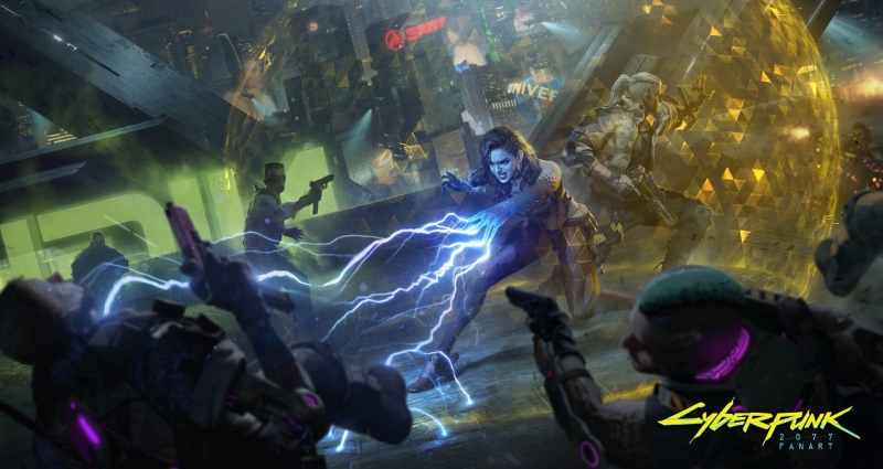 Wiedźmin x Cyberpunk 2077 na klimatycznych grafikach. To połączenie zachwyca