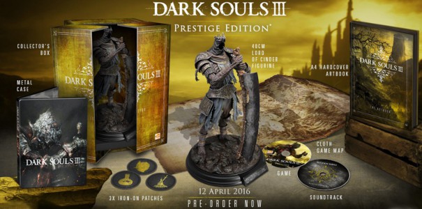 Bliższy wgląd w figurkę z edycji kolekcjonerskiej Dark Souls III