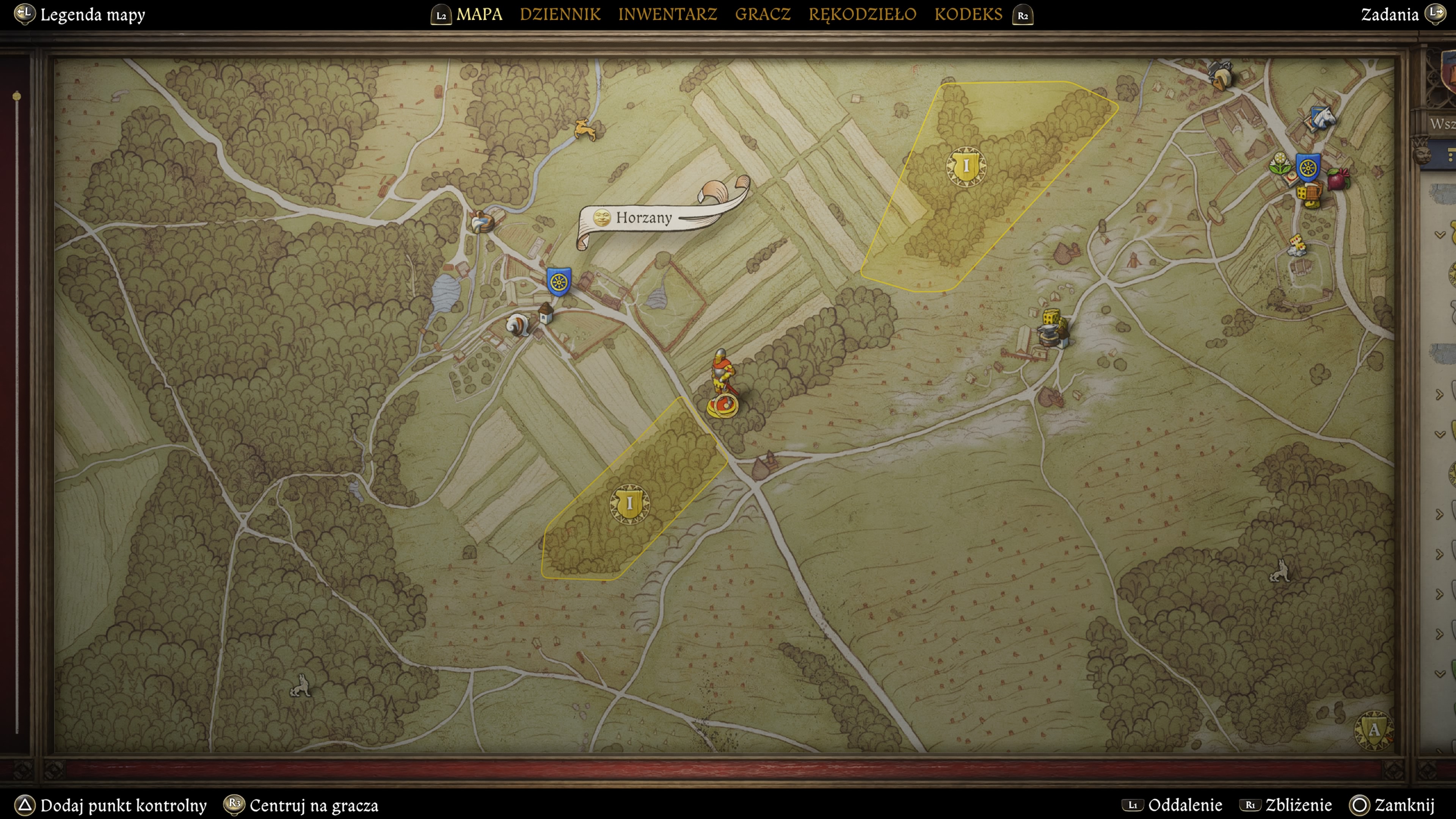 Kingdom Come Deliverance 2 - Stare plany: wójt Plumel, Fabrizio, Eldris, wagi, Puszko, koń, majster