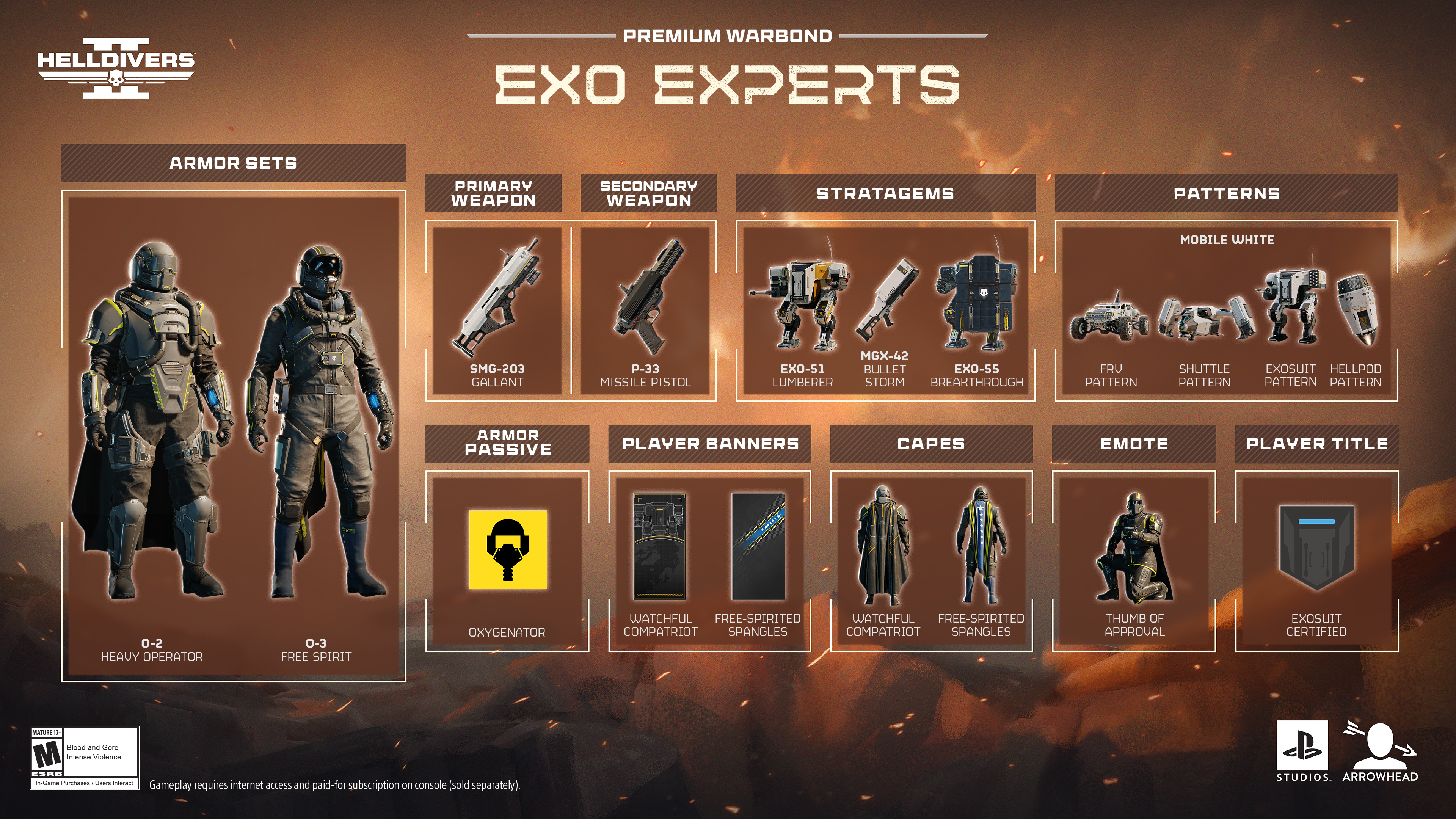 Helldivers 2 Exo Experts
