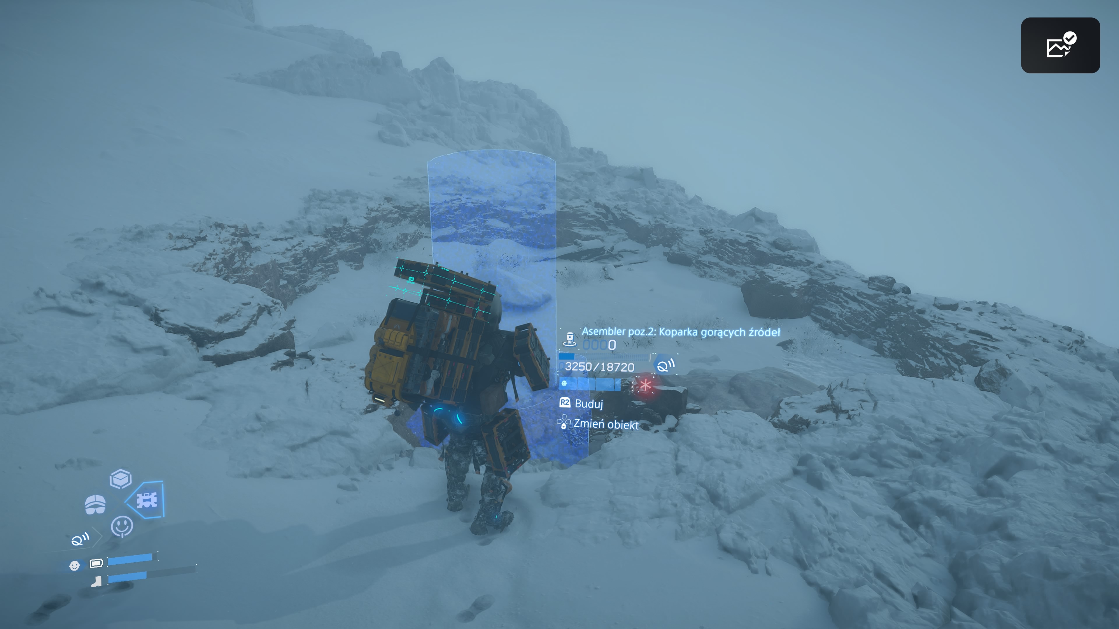 Death Stranding 2 - Gorące źródła, hydrolożka, skakanie przez wodę, wykopanie kąpielisk