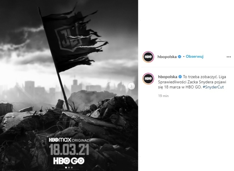 Liga Sprawiedliwości Snyder Cut w Polsce! Znamy dokładną datę premiery