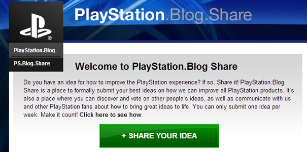 Masz pomysł jak usprawnić PS4? Powiedz o tym Sony!