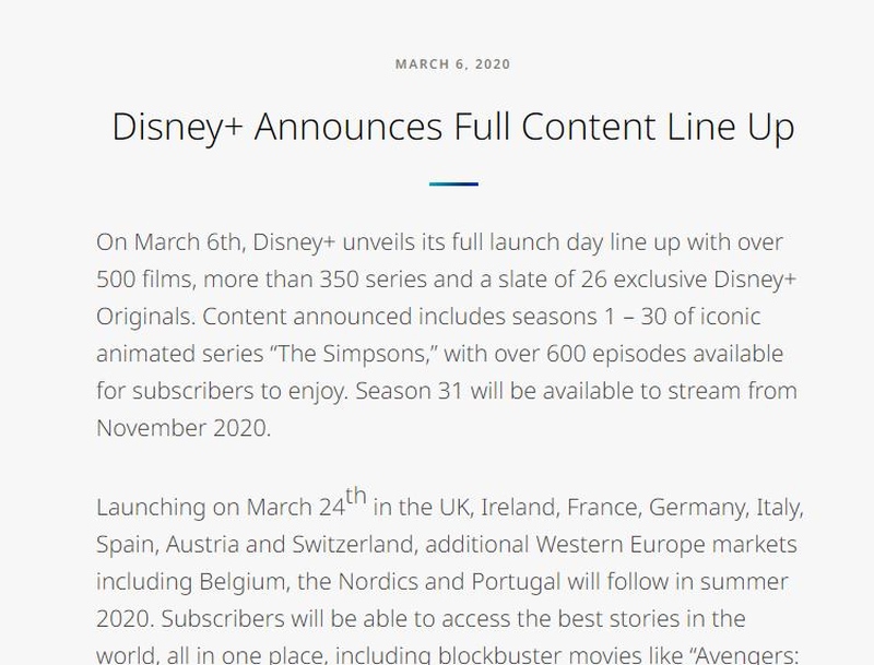 Disney+ w Polsce jeszcze w tym roku? Disney zaktualizował wiadomość