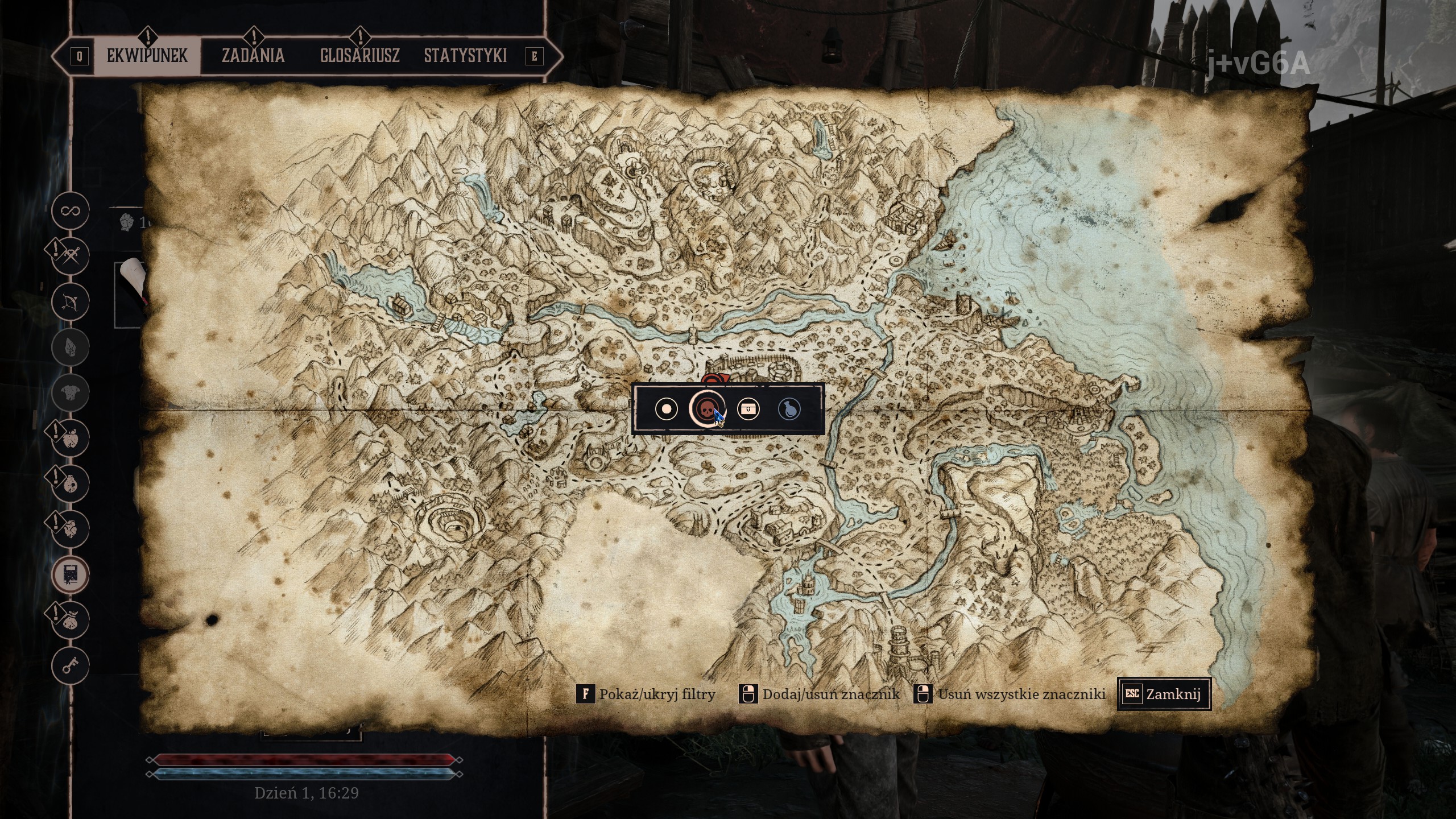Gothic 1 Remake - Mapa, jak odblokować region Kolonii i obozów, orientacja i znaczniki