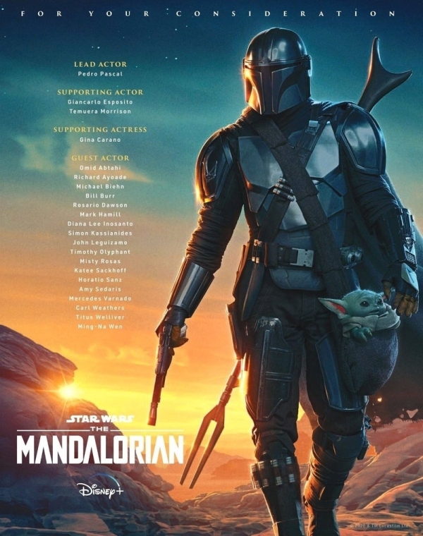Gina Carano została wyrzucona z obsady The Mandalorian, jednak Disney promuje aktorkę, która może wygrać Emmy