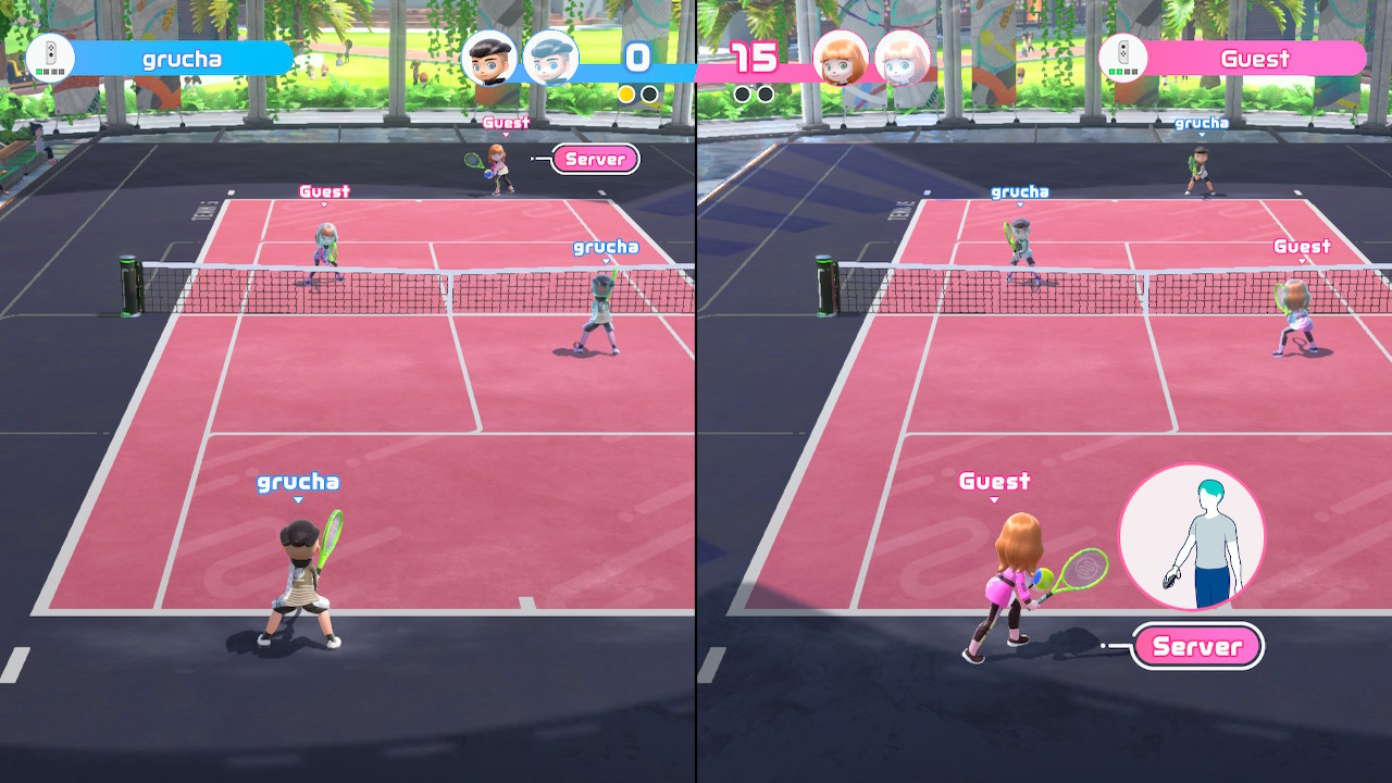 Nintendo Switch Sports - review - tennis