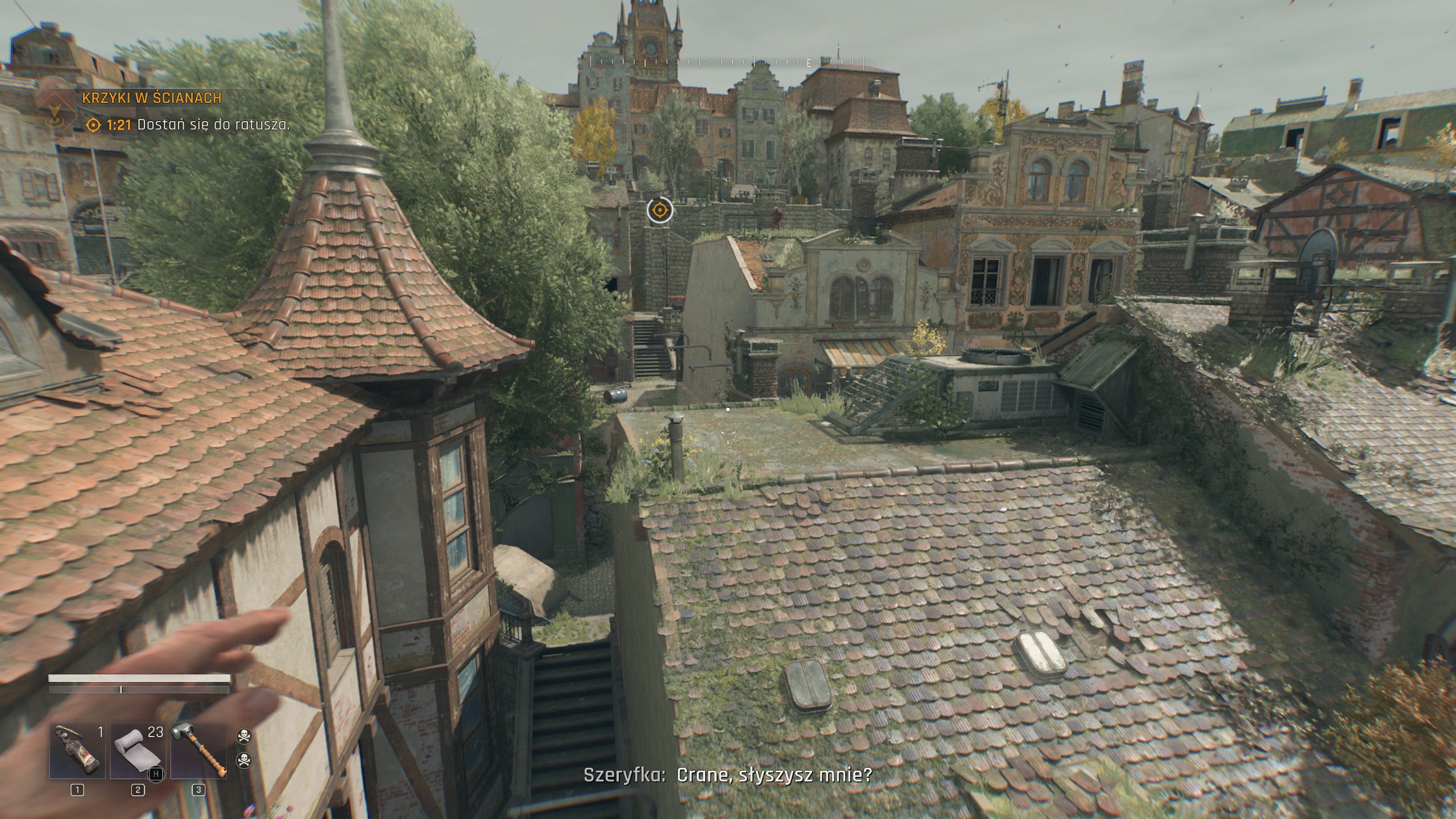 Dying Light The Beast - Krzyki w ścianach: szpital psychiatryczny, generator, magazyn leków, lekarz, atak