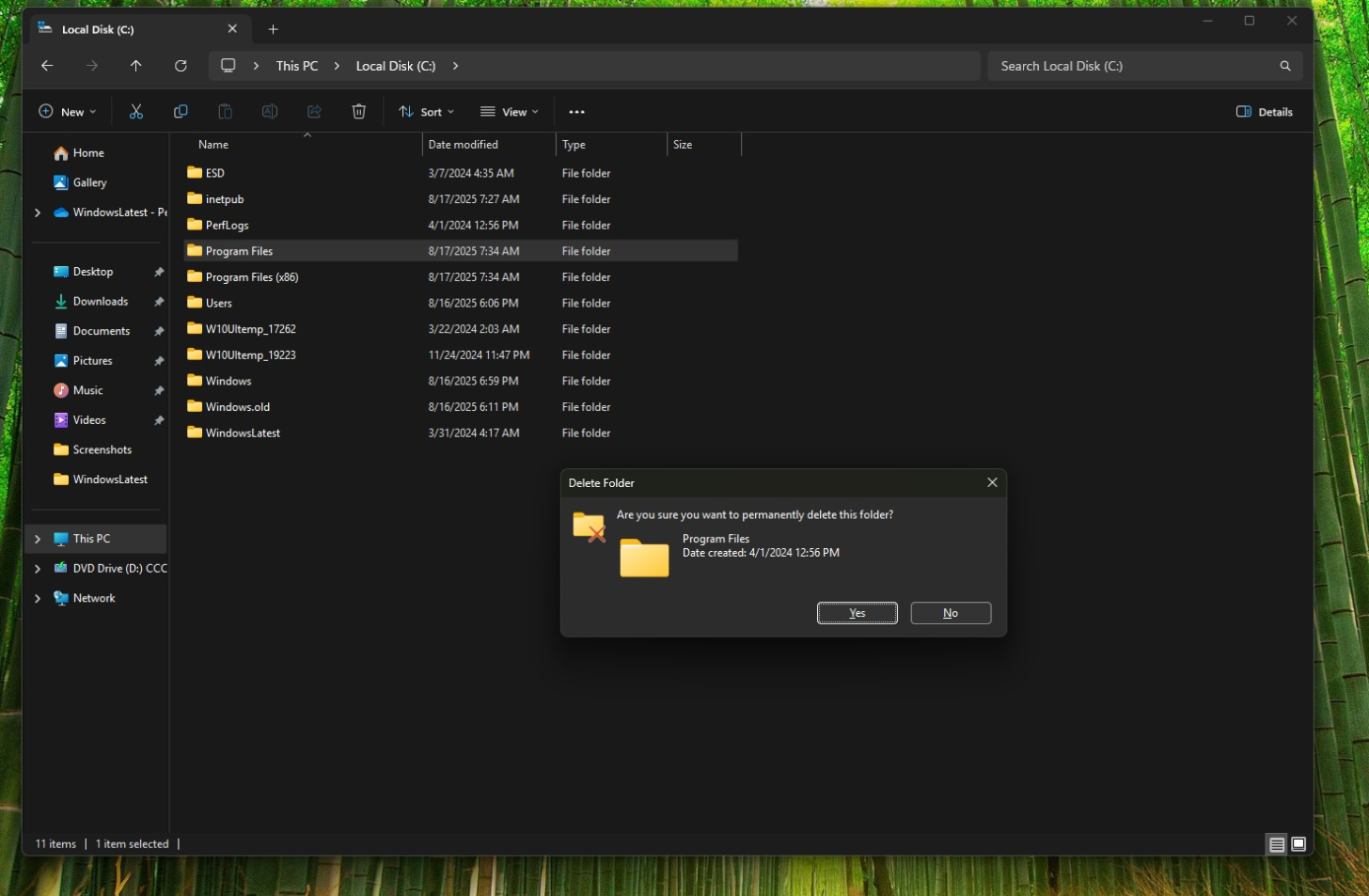 Windows 11 Dark Mode