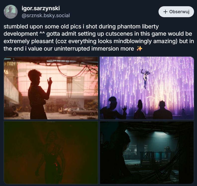 Nowy Cyberpunk 2 bez drastycznej zmiany w rozgrywce? Producent: "cenię nieprzerwaną immersję"