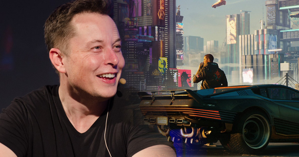 Elon Musk Cyberpunk