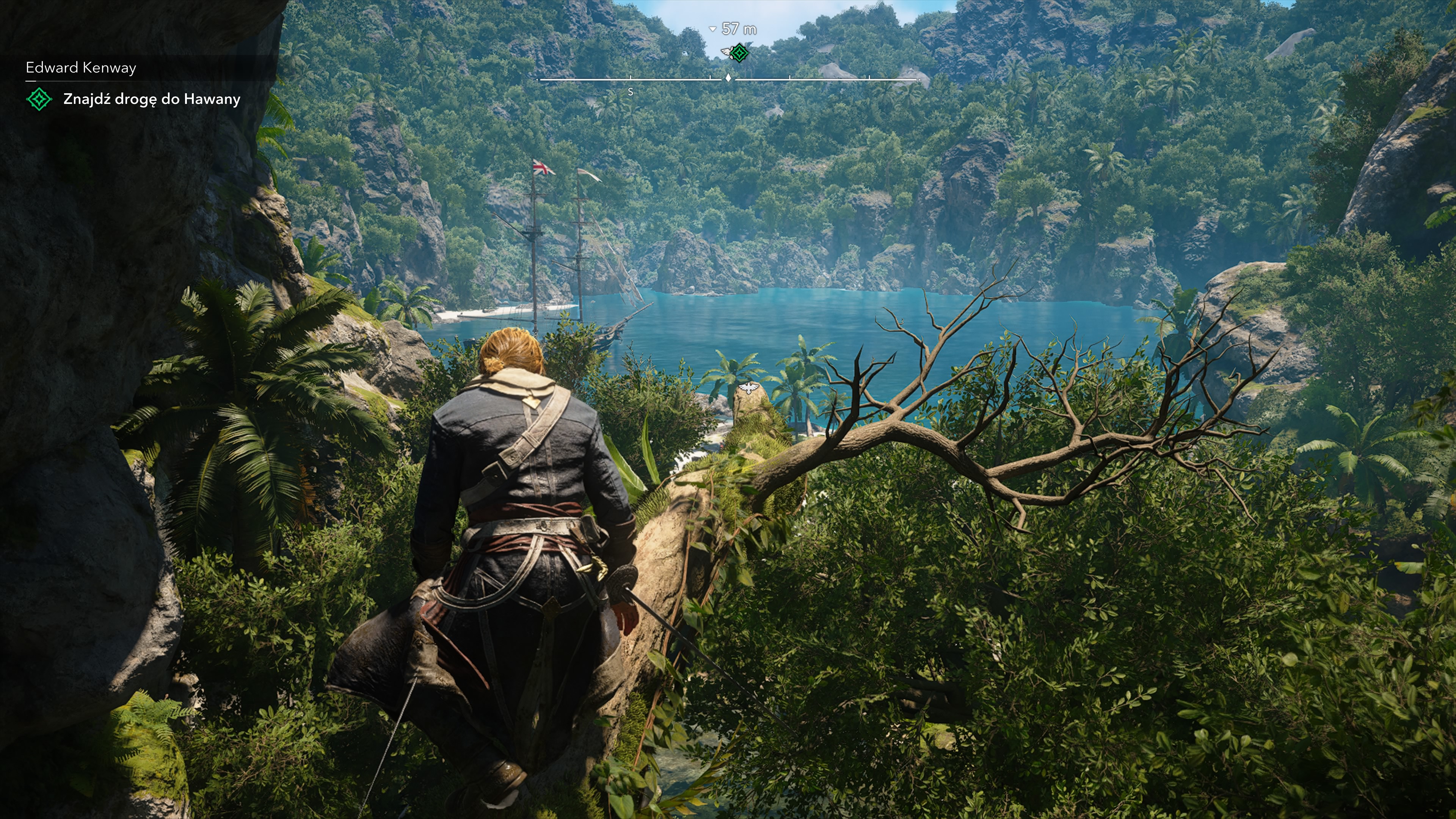 Assassin's Creed Black Flag Resynced - Edward Kenway: statek, brzeg, Asasyn Duncan, kupiec Stede
