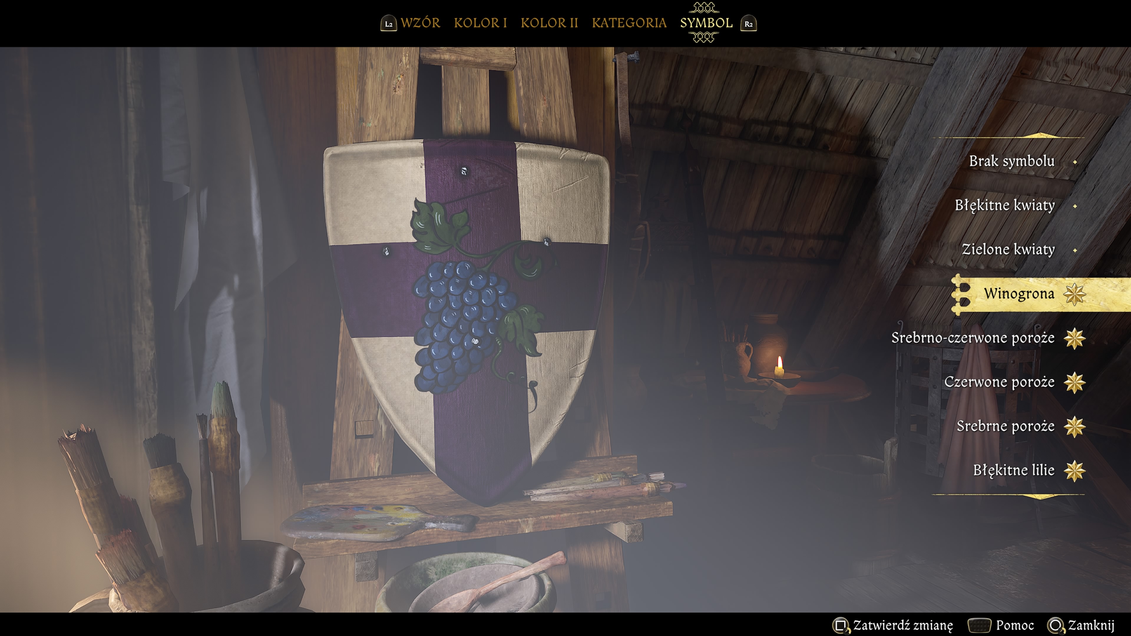 Kingdom Come Deliverance 2 - Źródło inspiracji: Malowanie tarczy, Sanktuarium, Kwiatosława, Waleriana, Suknia