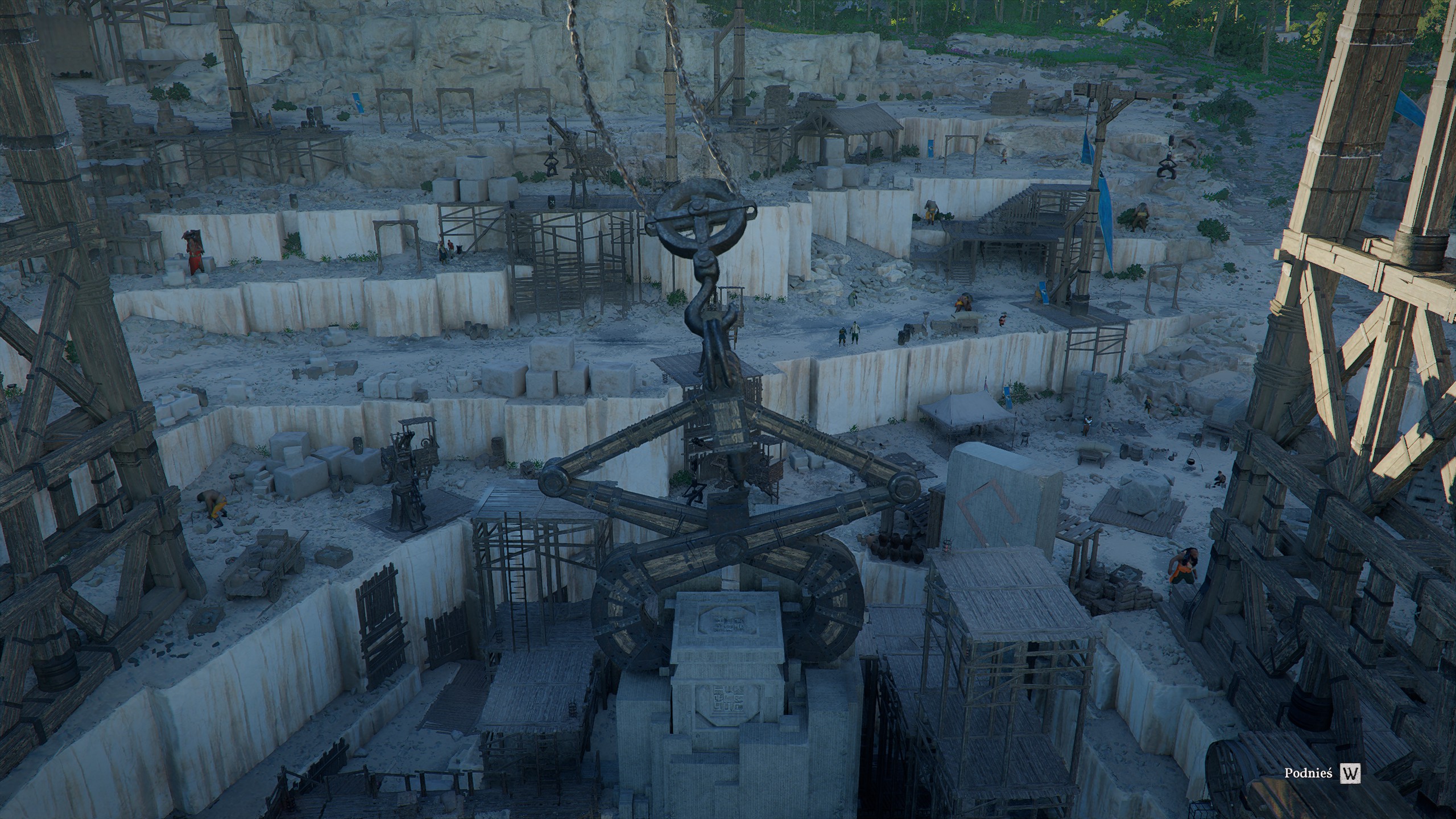 Crimson Desert - Pieczęć w kamieniu: operator dźwigu, przenoszenie