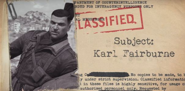 Poznaj Karla Fairburne&#039;a, protagonistę Sniper Elite 4