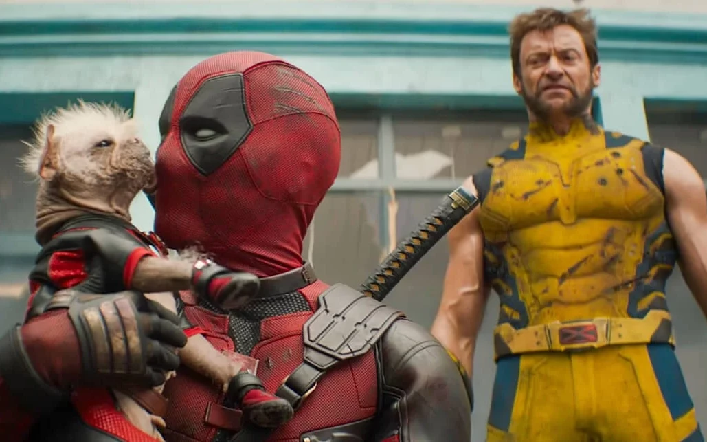 Deadpool & Wolverine z psem