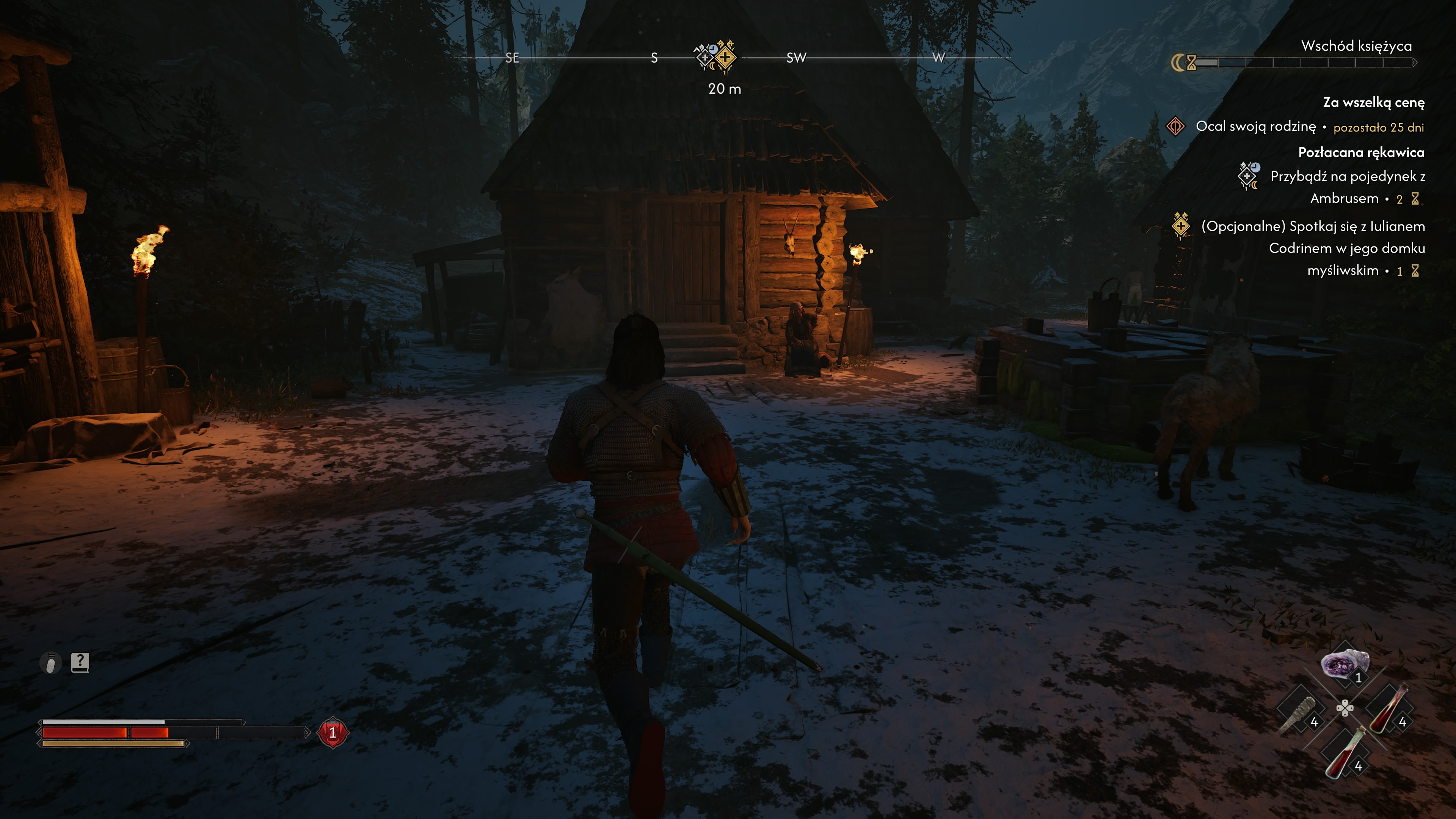 The Blood of Dawnwalker - Pozłacana rękawica: pojedynek, Iulian osłabienie Ambrusa, walka z bossem, pochowanie