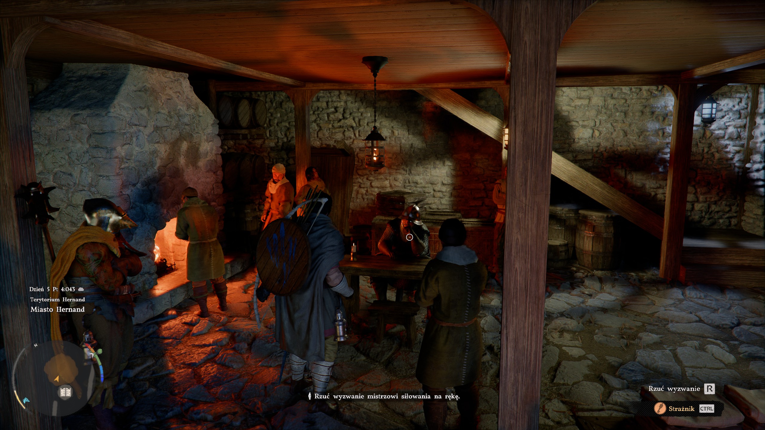 Crimson Desert - Tam gdzie zbierają się plotki: strój, wstęp, Hernand, karczma, siłowanie na rękę