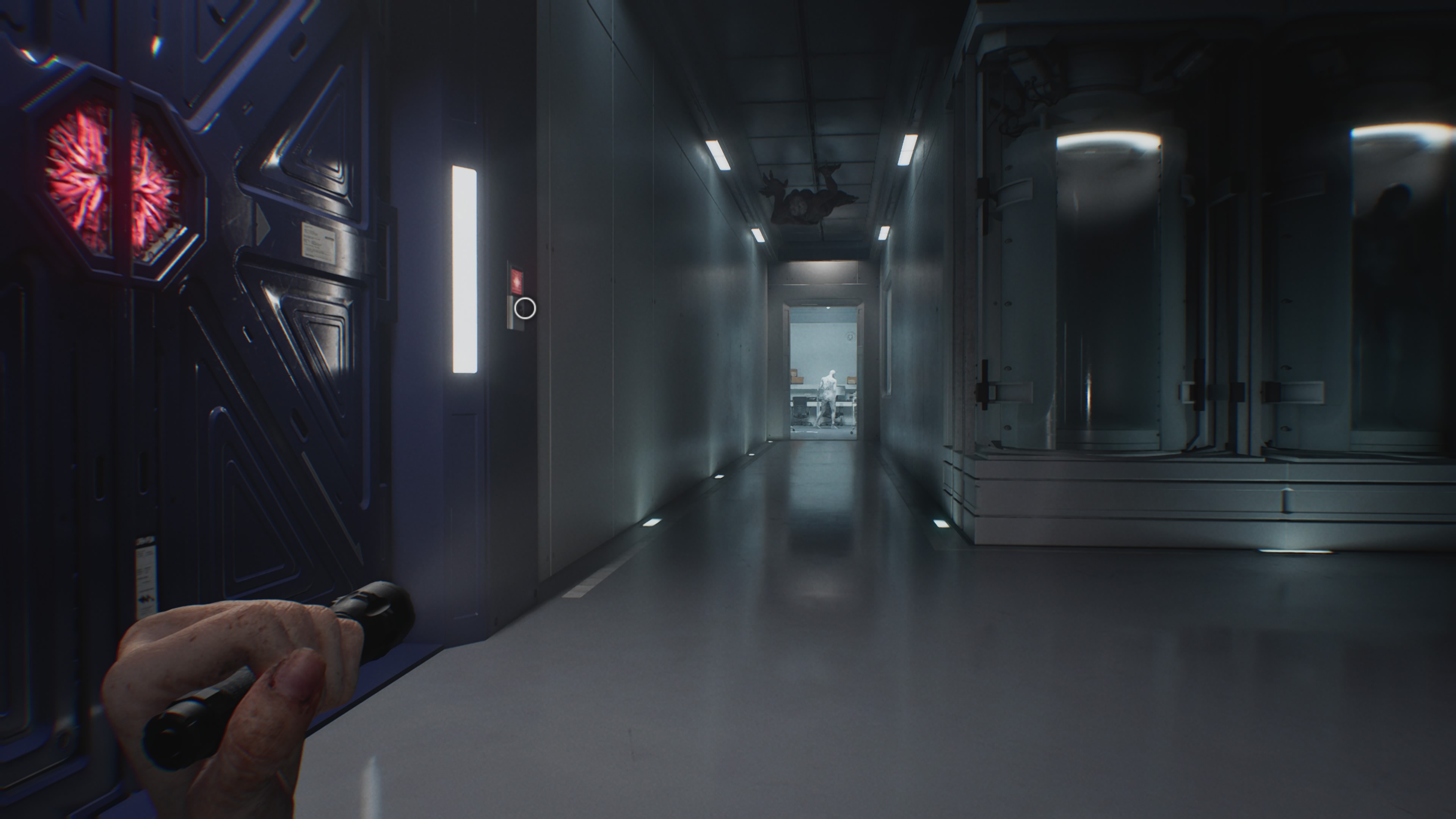 Resident Evil Requiem - Grace: dolne poziomy ARK, dźwig, Licker, Lizacz, karta magnetyczna, westybul, sfery