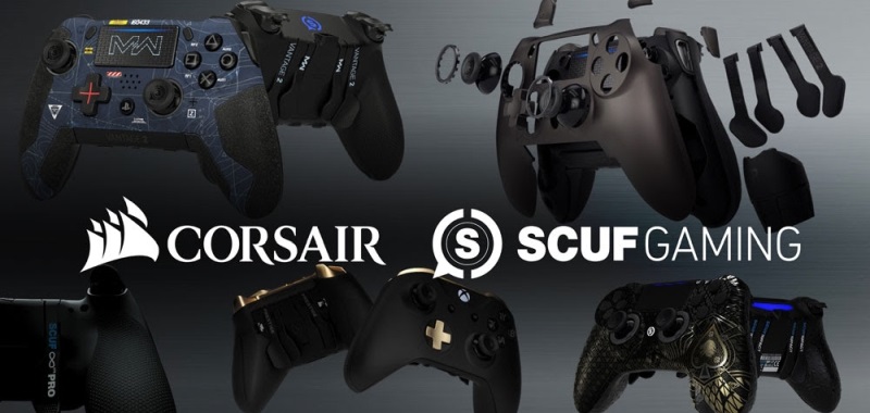 Corsair przejmuje SCUF Gaming. Personalizowane pady w nowym domu