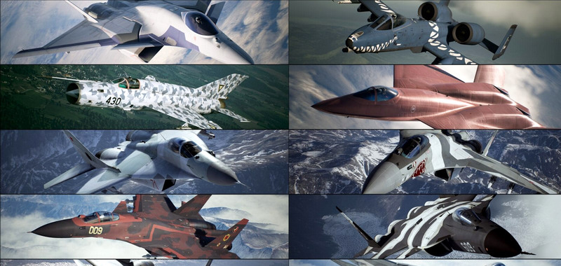 Ace Combat 7 z prototypowymi wersjami samolotów i aktualizacją 1.70