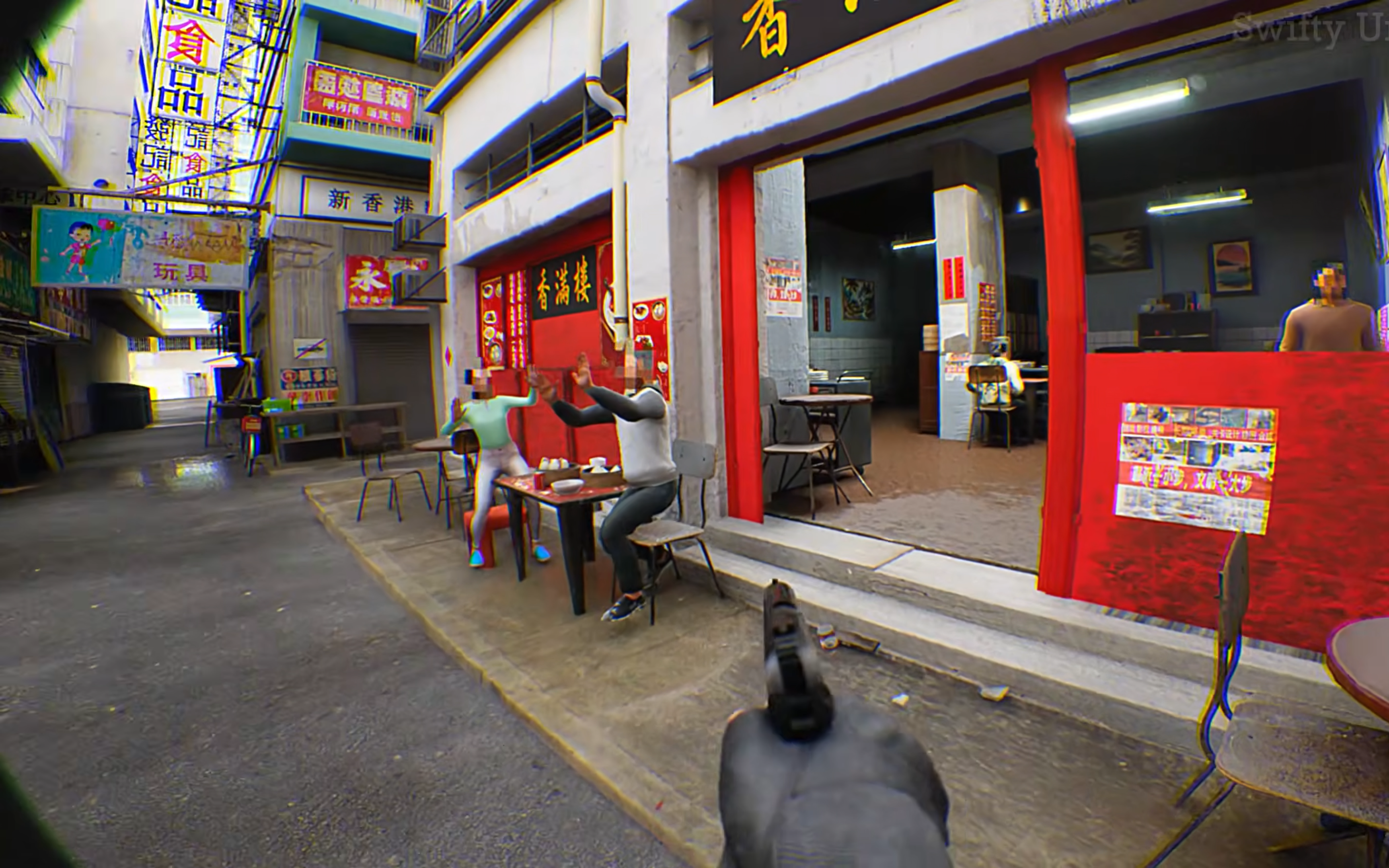 Dziewczyna z pistoletem robi demolkę w Hongkongu. Debiut strzelanki w stylu Bodycam