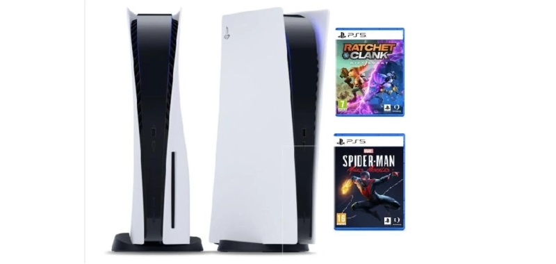 PS5 w 14 zestawach. Gracze mogą sięgnąć po pakiet z Ratchet &amp; Clank: Rift Apart i Spider-Man Miles Morales