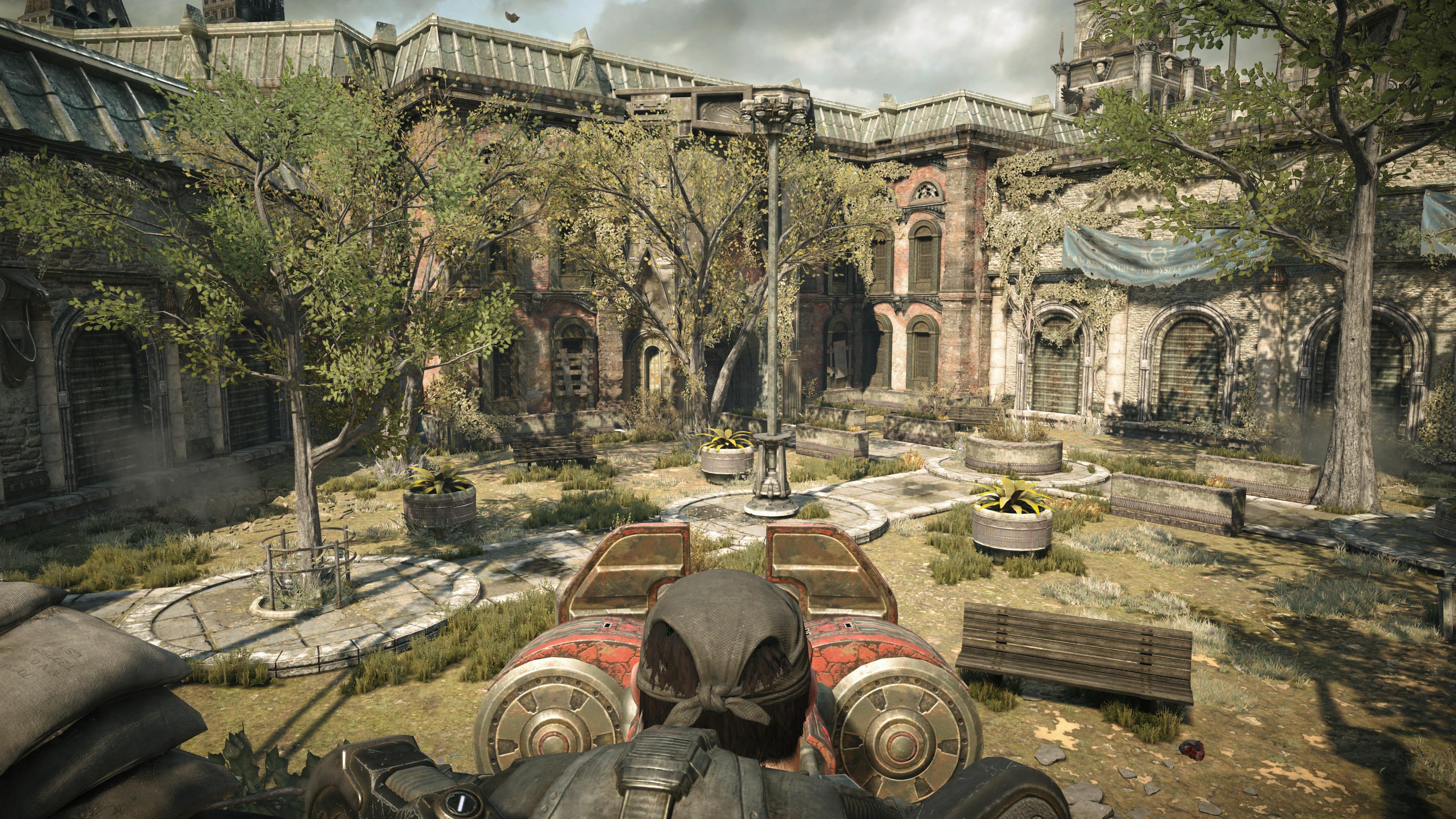 Gears of War: Reloaded - recenzja gry - PS5 - strzelanie z działa