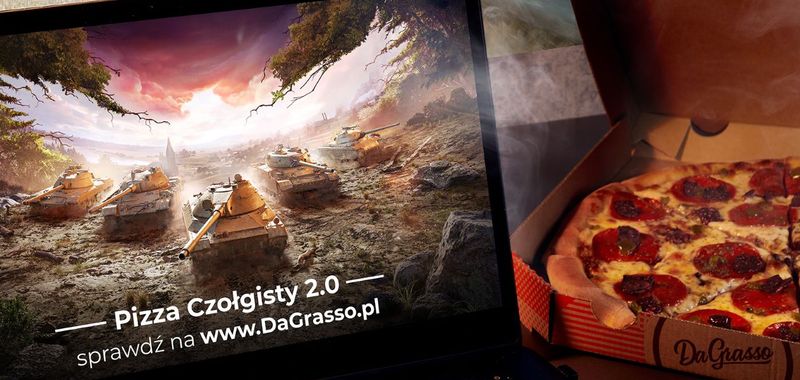 Pizza Czołgisty 2.0 - Da Grasso i World of Tanks wznawiają współpracę i rozdają kody