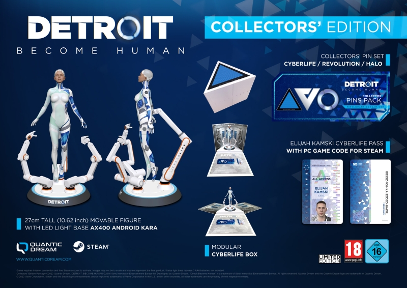 Detroit: Become Human otrzyma Edycję Kolekcjonerską. Drogie i ładne wydanie