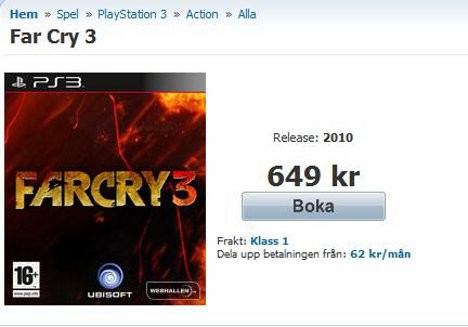 Far Cry 3 jeszcze w 2010 roku?