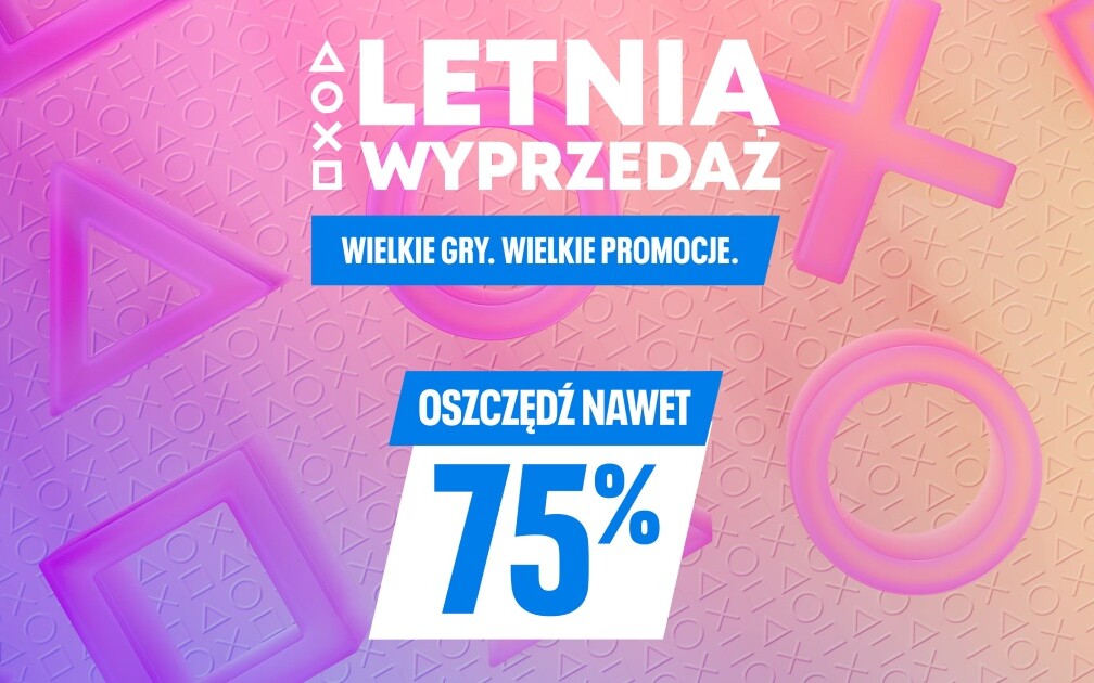 Wystartowała Letnia Wyprzedaż w PlayStation Store. Gry na PS4 i PS5 nawet 75% taniej!