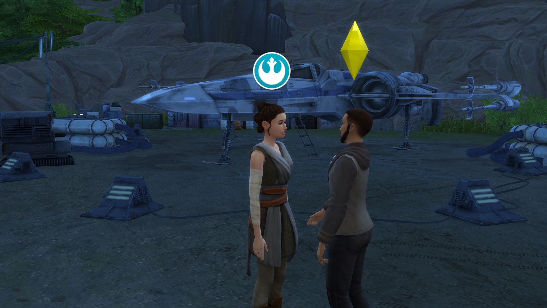 Przewodniczący organizacji w The Sims 4: Wyprawa na Batuu - przewodnik dla adeptów Star Wars